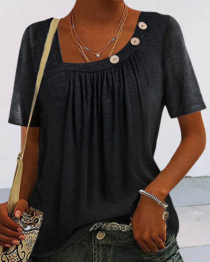 Fashion Canberra I Daya Comfortable Top With Short Sleeves