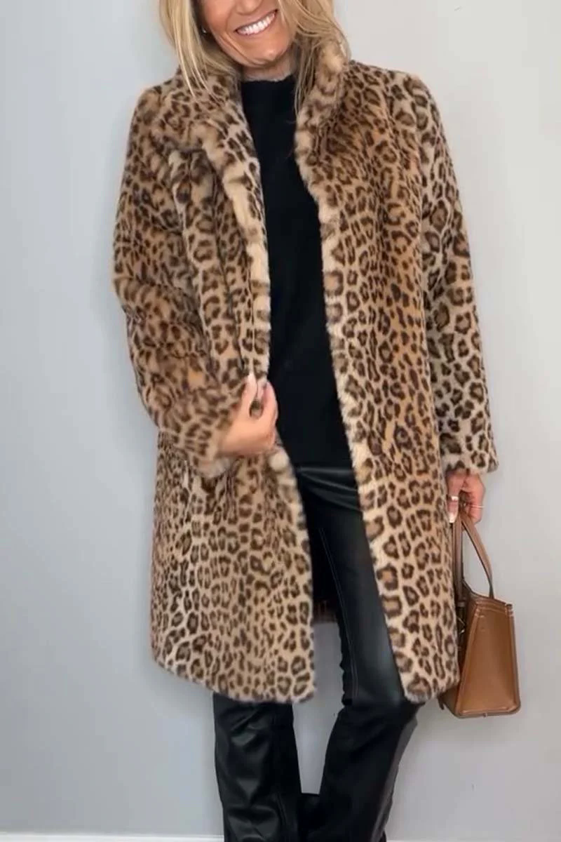 Fashion Canberra I Zyra Leopard Print Coat