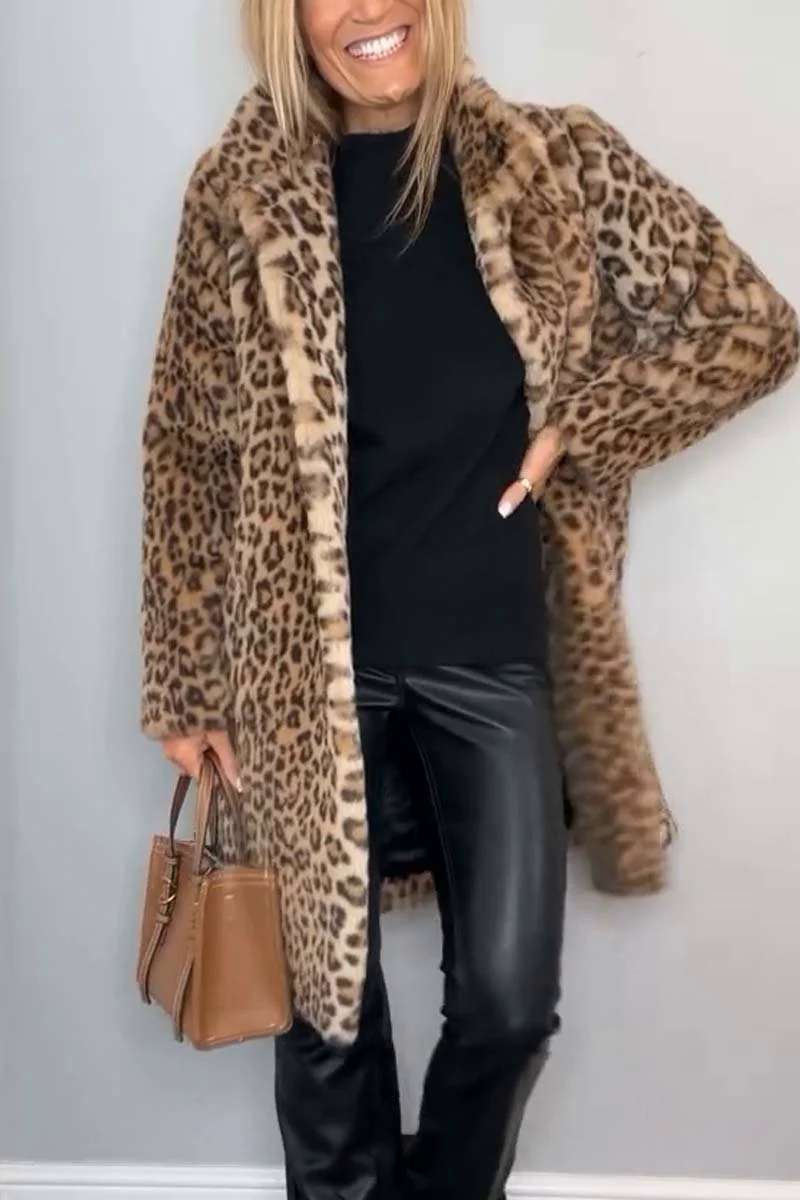 Fashion Canberra I Zyra Leopard Print Coat