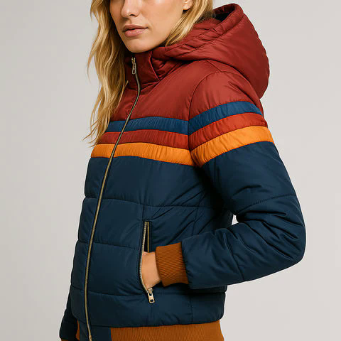 Fashion Canberra I Diana Rainbow Puffer Jacket