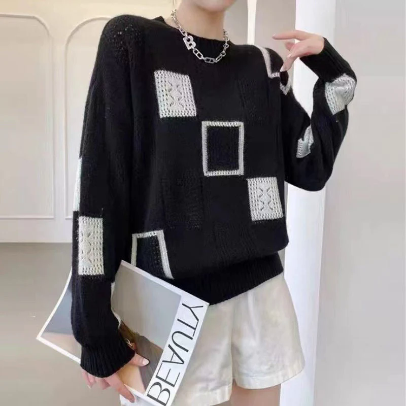 Fashion Canberra I Binta Relaxed Geometric Pullover