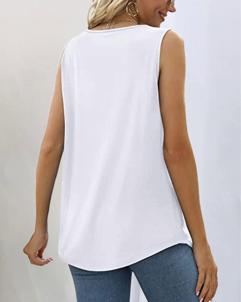 Fashion Canberra I Alvi Tank Top With Square Neckline