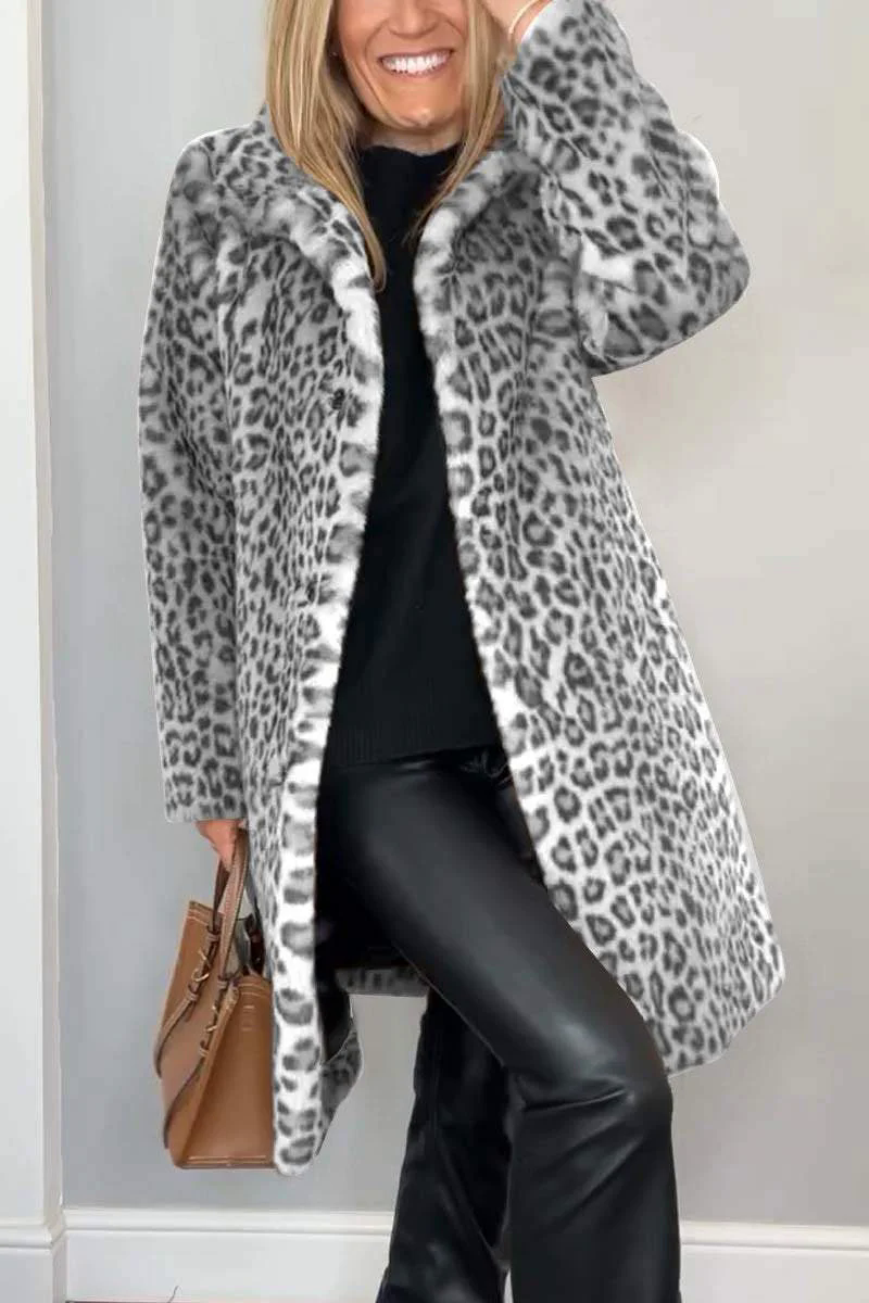 Fashion Canberra I Zyra Leopard Print Coat
