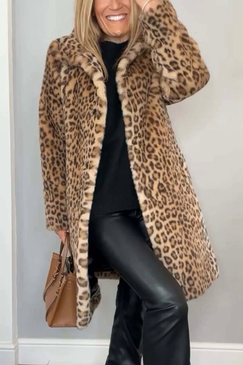 Fashion Canberra I Zyra Leopard Print Coat