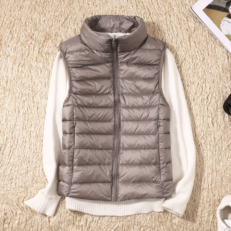 Fashion Canberra I Eliza Lightweight Zip Puffer Vest