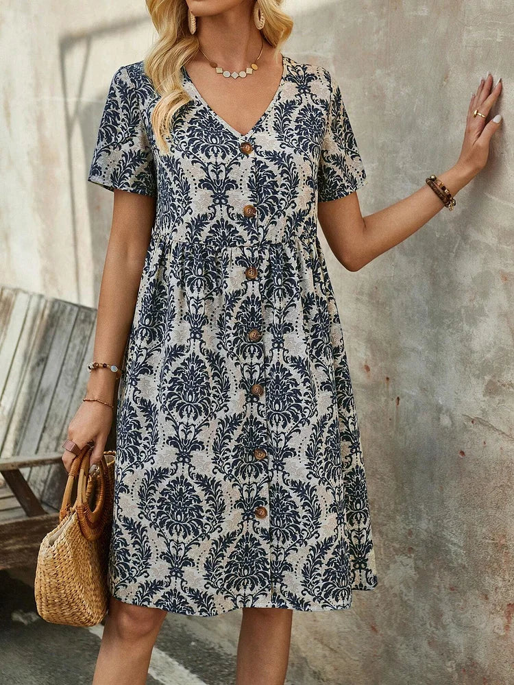 Fashion Canberra I Camila Short Sleeve Vintage Dress