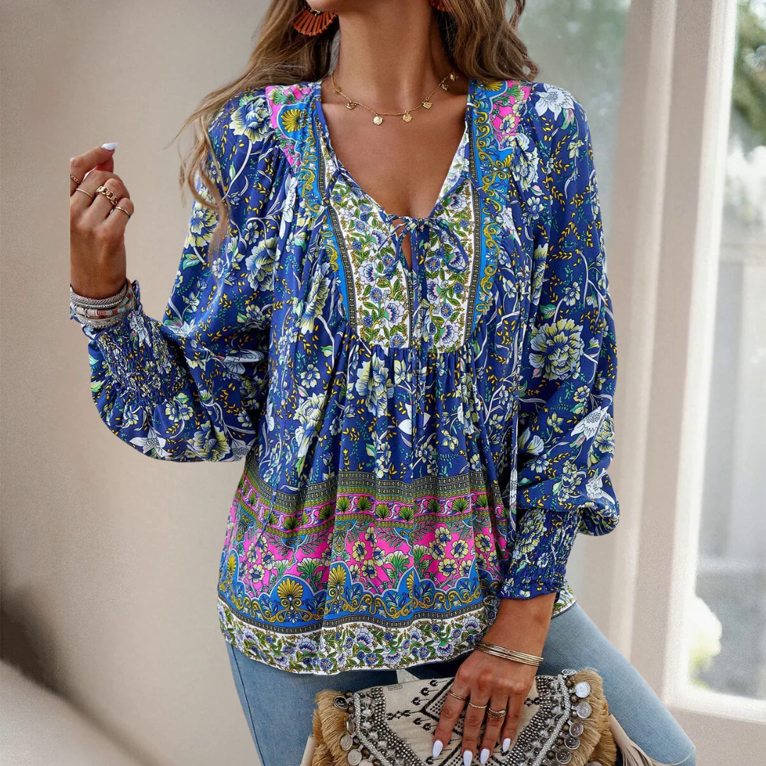 Fashion Canberra I Alna Elegant Floral Blouse